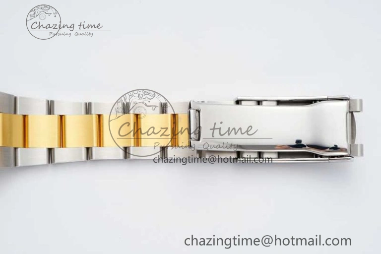 DateJust 41 SS YG Polished Bezel KING 1:1 Best Edition 904L Steel Gray Dial on Oyster Bracelet VR3235