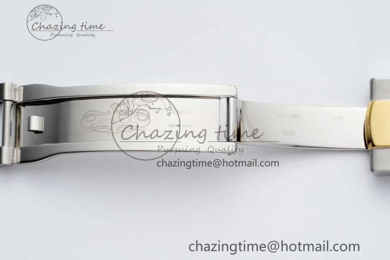 DateJust 41 SS YG Polished Bezel KING 1:1 Best Edition 904L Steel Gray Dial on Oyster Bracelet VR3235