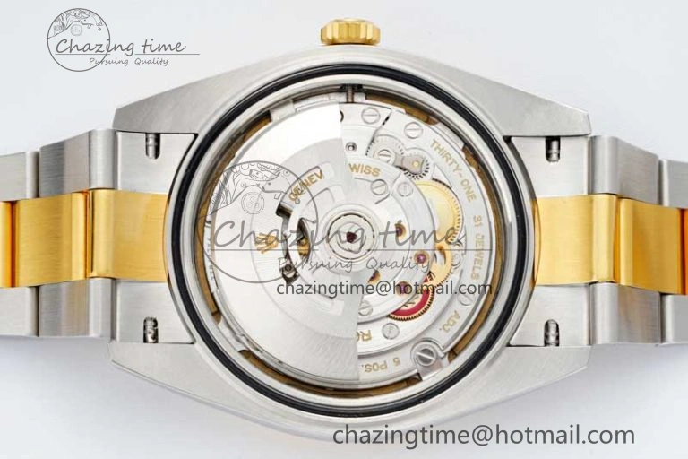 DateJust 41 SS YG Polished Bezel KING 1:1 Best Edition 904L Steel Gray Dial on Oyster Bracelet VR3235