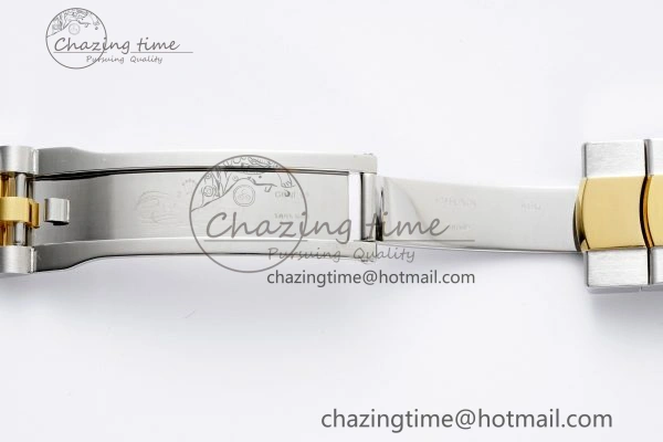 DateJust 41 SS YG Polished Bezel KING 1:1 Best Edition 904L Steel Silver Dial on Jubilee Bracelet VR3235