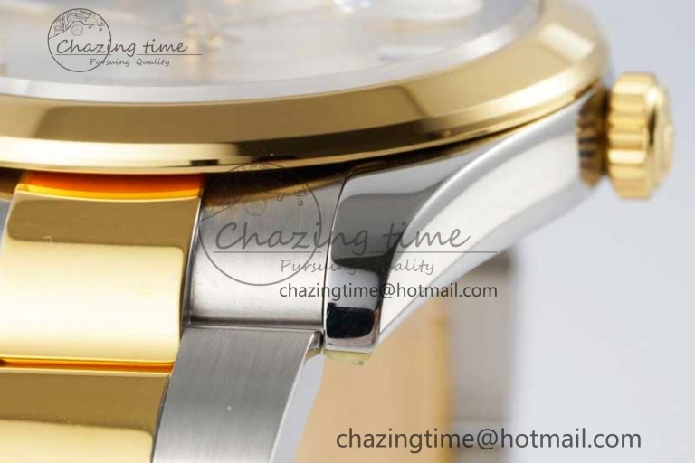 DateJust 41 SS YG Polished Bezel KING 1:1 Best Edition 904L Steel Silver Dial on Oyster Bracelet VR3235