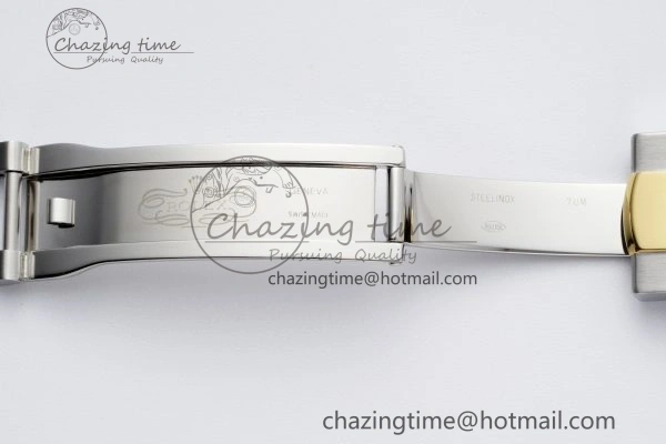 DateJust 41 SS YG Polished Bezel KING 1:1 Best Edition 904L Steel White Dial on Oyster Bracelet VR3235