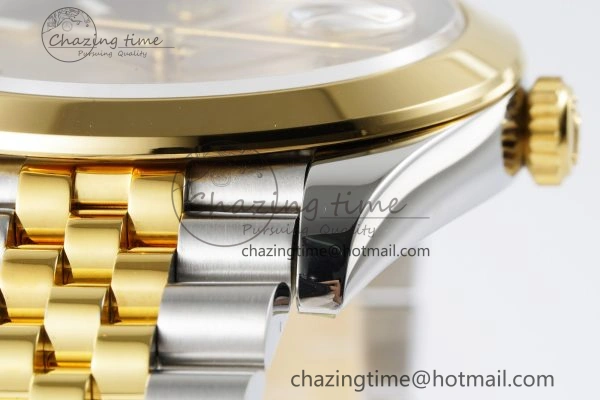 DateJust 41 SS YG Polished Bezel KING 1:1 Best Edition 904L Steel YG Dial on Jubilee Bracelet VR3235
