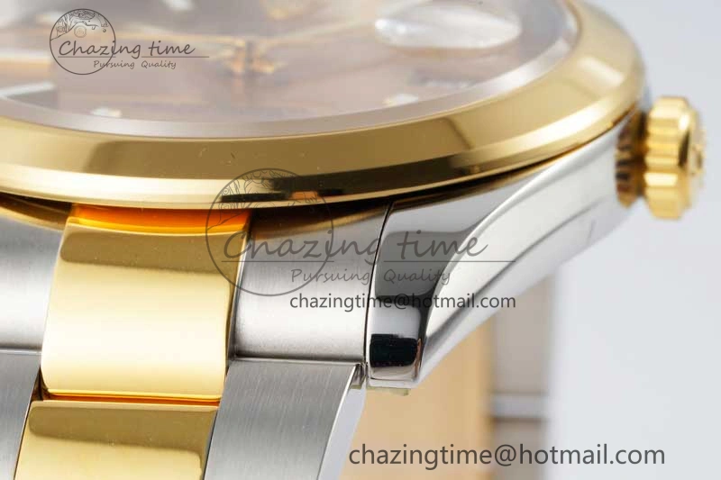 DateJust 41 SS YG Polished Bezel KING 1:1 Best Edition 904L Steel YG Dial on Oyster Bracelet VR3235