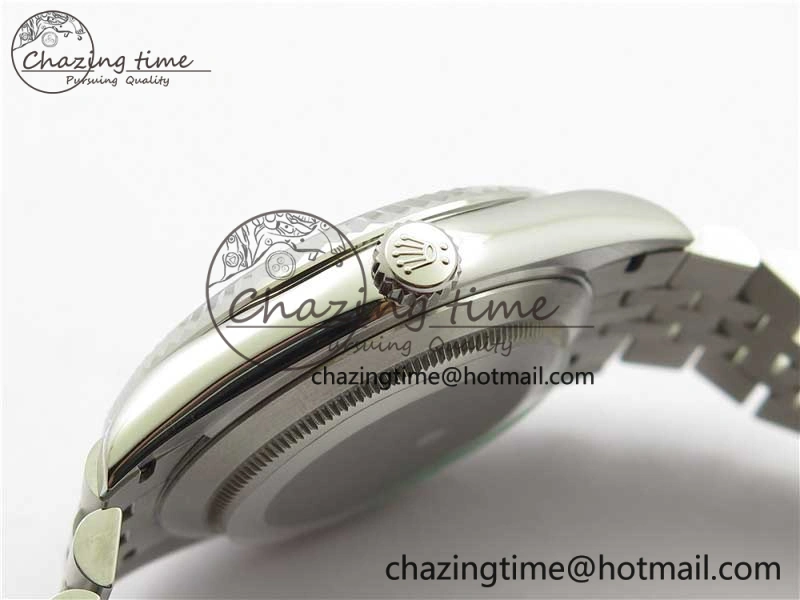 DateJust 41MM 126334 904L SS VRF 1:1 Best Edition Black Dial Roman Markers on SS Jubilee Bracelet A3235