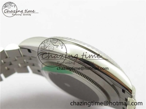 DateJust 41MM 126334 904L SS VRF 1:1 Best Edition Black Dial Roman Markers on SS Jubilee Bracelet A3235