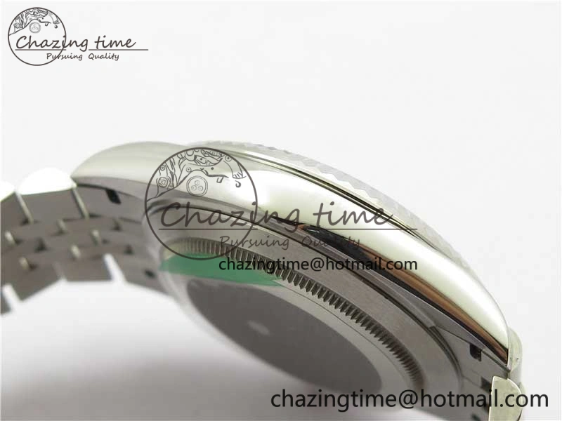 DateJust 41MM 126334 904L SS VRF 1:1 Best Edition Black Dial Roman Markers on SS Jubilee Bracelet A3235