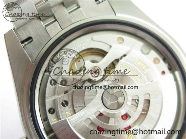 DateJust 41MM 126334 904L SS VRF 1:1 Best Edition Black Dial Roman Markers on SS Jubilee Bracelet A3235