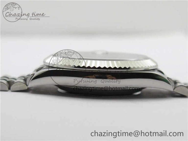 DateJust 41MM 126334 904L SS VRF 1:1 Best Edition Gray Dial Roman Markers on SS Jubilee Bracelet A3235