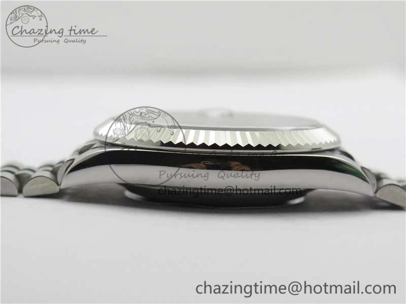 DateJust 41MM 126334 904L SS VRF 1:1 Best Edition Gray Dial Roman Markers on SS Jubilee Bracelet A3235