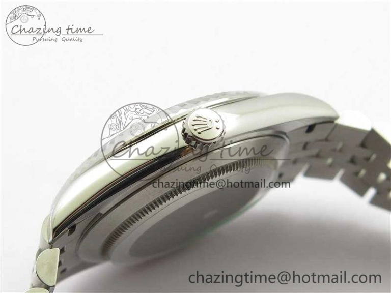 DateJust 41MM 126334 904L SS VRF 1:1 Best Edition Gray Dial Roman Markers on SS Jubilee Bracelet A3235