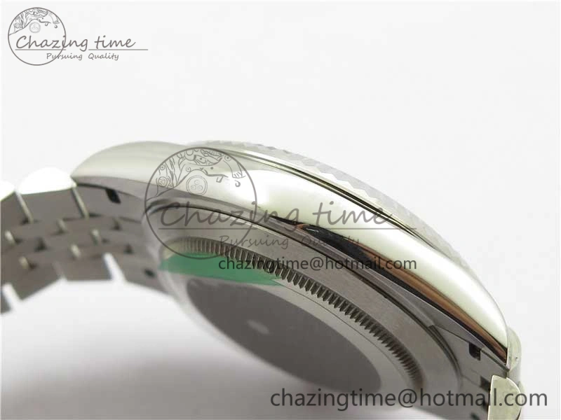 DateJust 41MM 126334 904L SS VRF 1:1 Best Edition Gray Dial Roman Markers on SS Jubilee Bracelet A3235