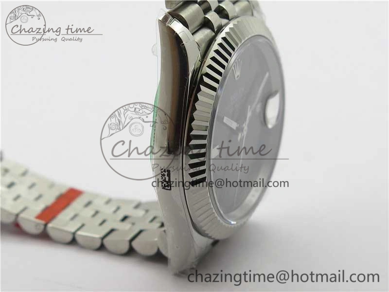 DateJust 41MM 126334 904L SS VRF 1:1 Best Edition Gray Dial Roman Markers on SS Jubilee Bracelet A3235