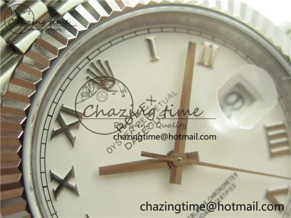 DateJust 41MM 126334 904L SS VRF 1:1 Best Edition White Dial Roman Markers on SS Jubilee Bracelet A3235