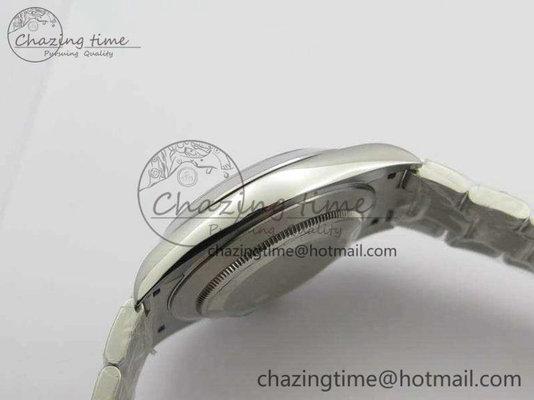 DateJust 41mm 126300 SS Noob 1:1 Best Edition Gray Dial Stick Markers On SS Bracelet A3235