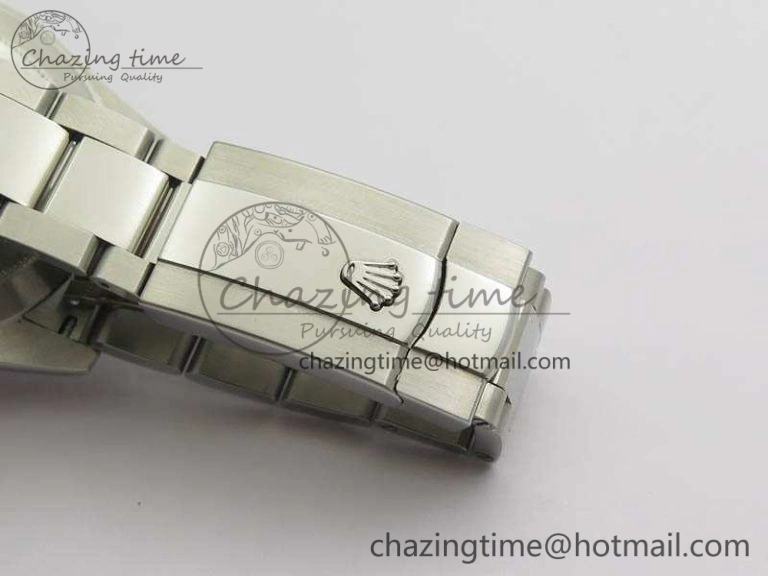 DateJust 41mm 126300 SS Noob 1:1 Best Edition Gray Dial Stick Markers On SS Bracelet A3235