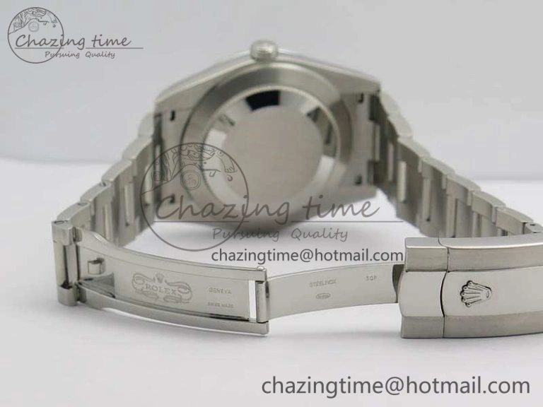 DateJust 41mm 126300 SS Noob 1:1 Best Edition Gray Dial Stick Markers On SS Bracelet A3235