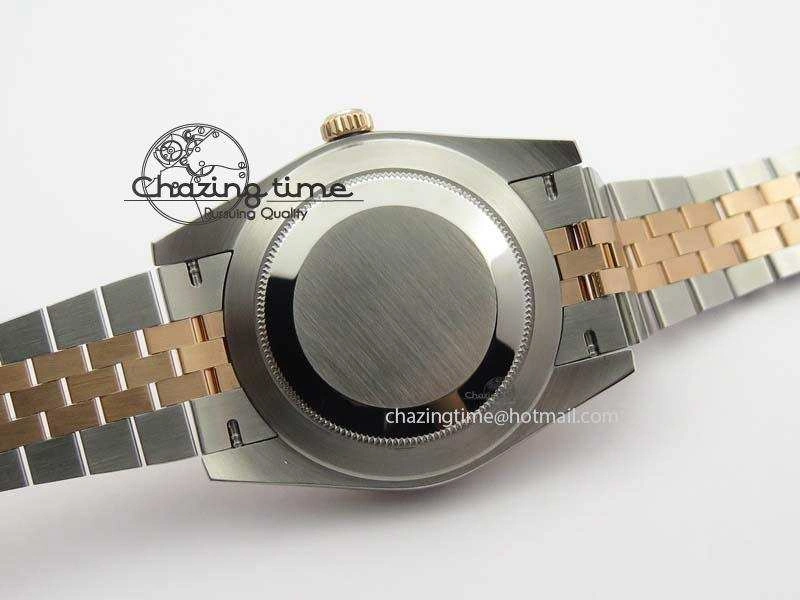 DateJust 41mm 126303 Noob 1:1 Best Edition RG Wrapped RG Dial Fluted Bezel On Jubilee Bracelet A3235