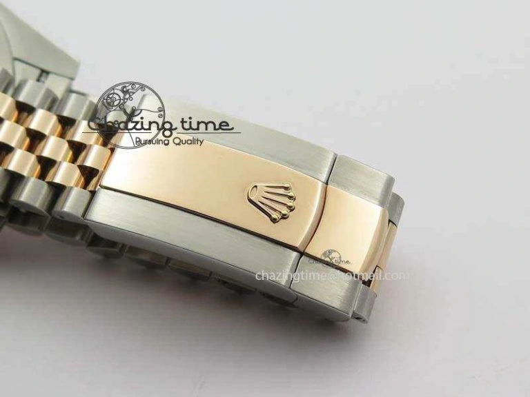 DateJust 41mm 126303 Noob 1:1 Best Edition RG Wrapped RG Dial Fluted Bezel On Jubilee Bracelet A3235
