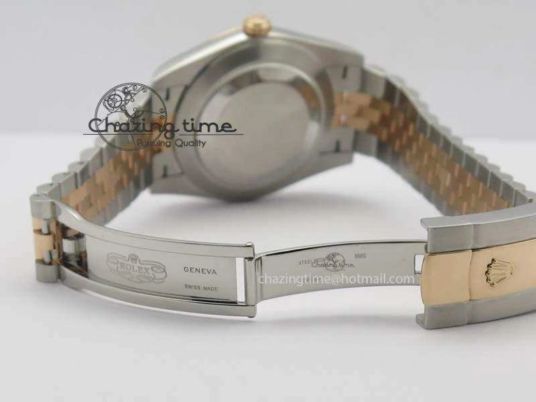 DateJust 41mm 126303 Noob 1:1 Best Edition RG Wrapped RG Dial Fluted Bezel On Jubilee Bracelet A3235