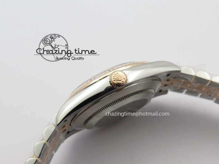 DateJust 41mm 126303 Noob 1:1 Best Edition RG Wrapped RG Dial Fluted Bezel On Jubilee Bracelet A3235