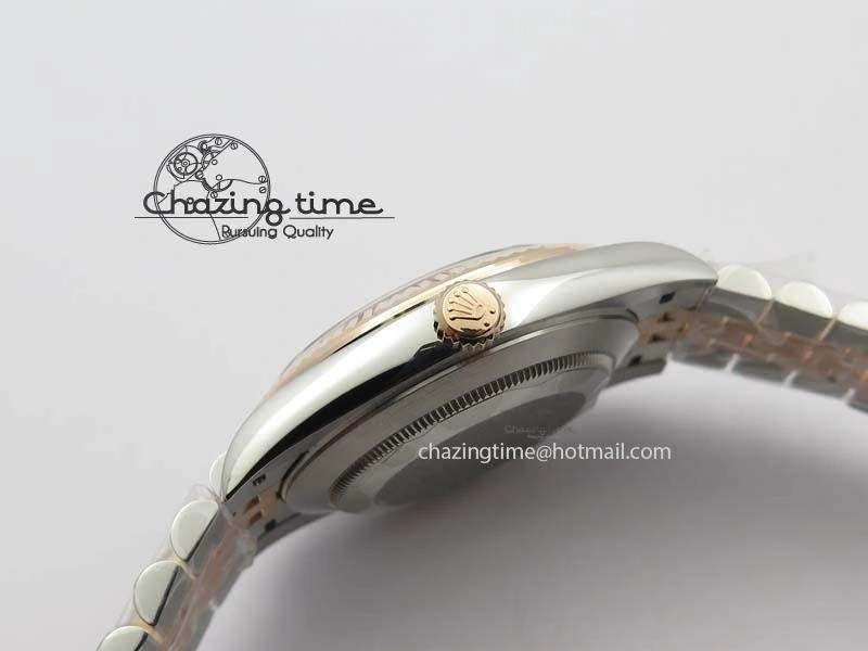 DateJust 41mm 126303 Noob 1:1 Best Edition RG Wrapped RG Dial Fluted Bezel On Jubilee Bracelet A3235