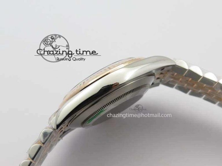 DateJust 41mm 126303 Noob 1:1 Best Edition RG Wrapped RG Dial Fluted Bezel On Jubilee Bracelet A3235