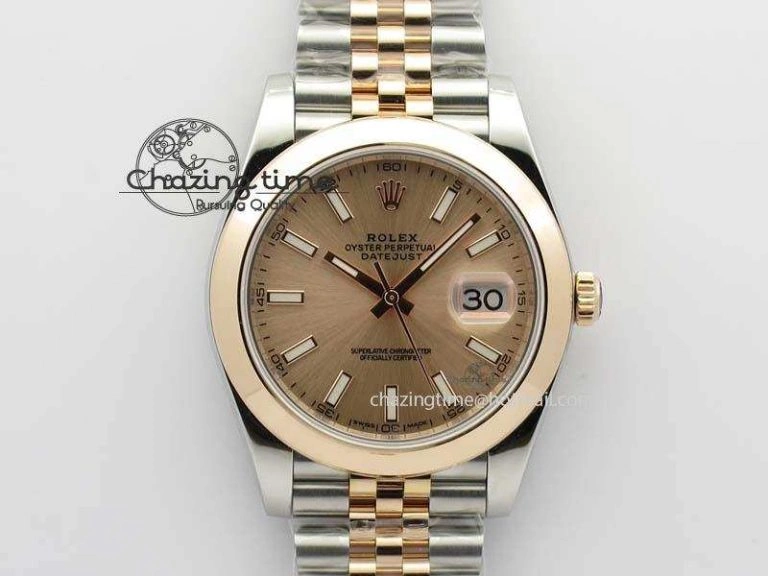DateJust 41mm 126303 Noob 1:1 Best Edition RG Wrapped RG Dial On Jubilee Bracelet A3235