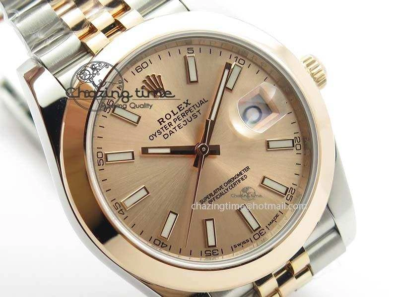DateJust 41mm 126303 Noob 1:1 Best Edition RG Wrapped RG Dial On Jubilee Bracelet A3235