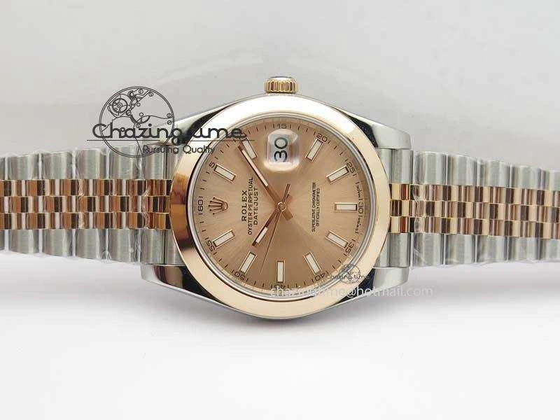 DateJust 41mm 126303 Noob 1:1 Best Edition RG Wrapped RG Dial On Jubilee Bracelet A3235