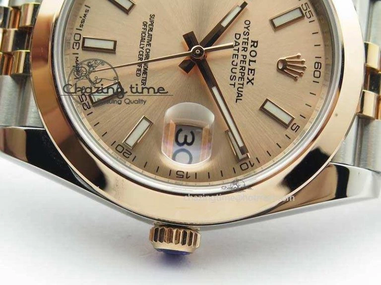 DateJust 41mm 126303 Noob 1:1 Best Edition RG Wrapped RG Dial On Jubilee Bracelet A3235