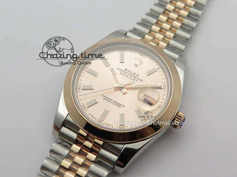 DateJust 41mm 126303 Noob 1:1 Best Edition RG Wrapped RG Dial On Jubilee Bracelet A3235
