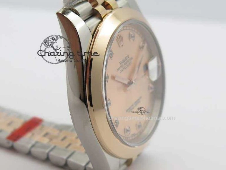 DateJust 41mm 126303 Noob 1:1 Best Edition RG Wrapped RG Diamond Dial On Jubilee Bracelet A3235