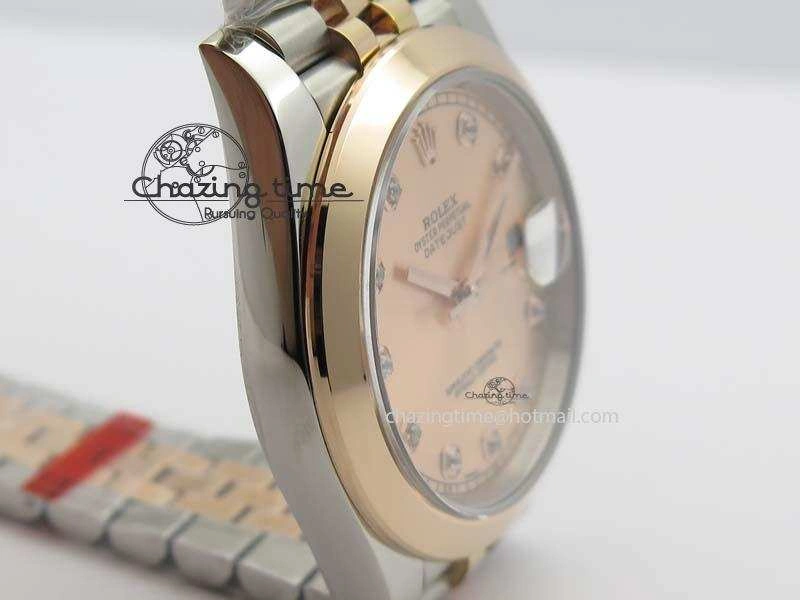 DateJust 41mm 126303 Noob 1:1 Best Edition RG Wrapped RG Diamond Dial On Jubilee Bracelet A3235