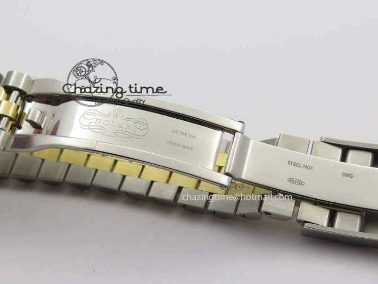 DateJust 41mm 126303 Noob 1:1 Best Edition YG Wrapped Black Dial Diamond On SS YG Jubilee Bracelet A3235