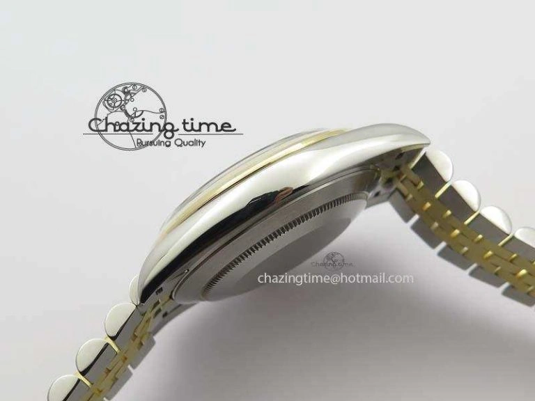 DateJust 41mm 126303 Noob 1:1 Best Edition YG Wrapped Silver Dial On SS YG Jubilee Bracelet A3235