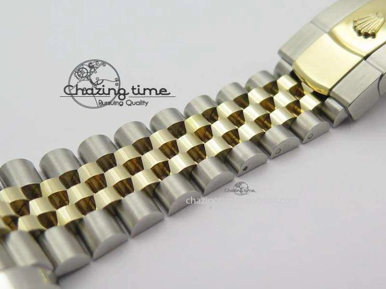 DateJust 41mm 126303 Noob 1:1 Best Edition YG Wrapped Silver Dial On SS YG Jubilee Bracelet A3235