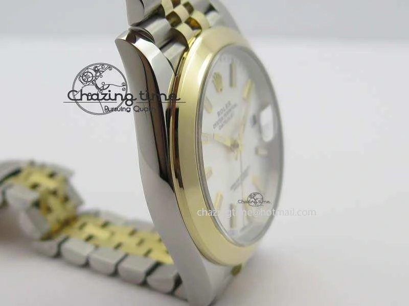 DateJust 41mm 126303 Noob 1:1 Best Edition YG Wrapped Silver Dial On SS YG Jubilee Bracelet A3235