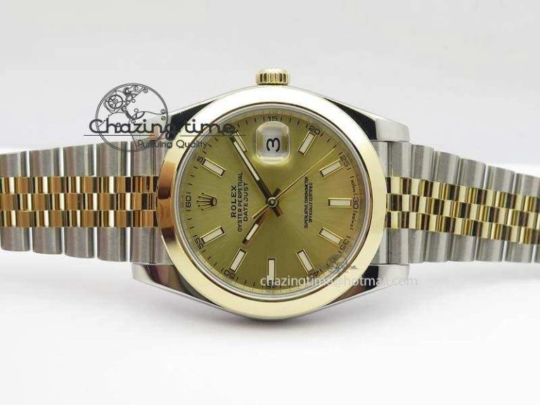 DateJust 41mm 126303 Noob 1:1 Best Edition YG Wrapped YG Dial On SS YG Jubilee Bracelet A3235