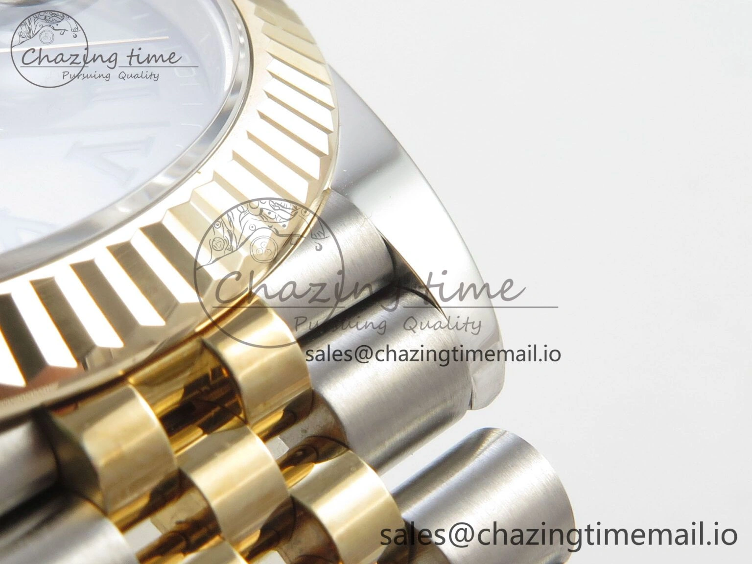DateJust 41mm 126333 SS YG 3EF 1:1 Best Edition Gray Roman Dial on SS YG Jubilee Bracelet SA3235
