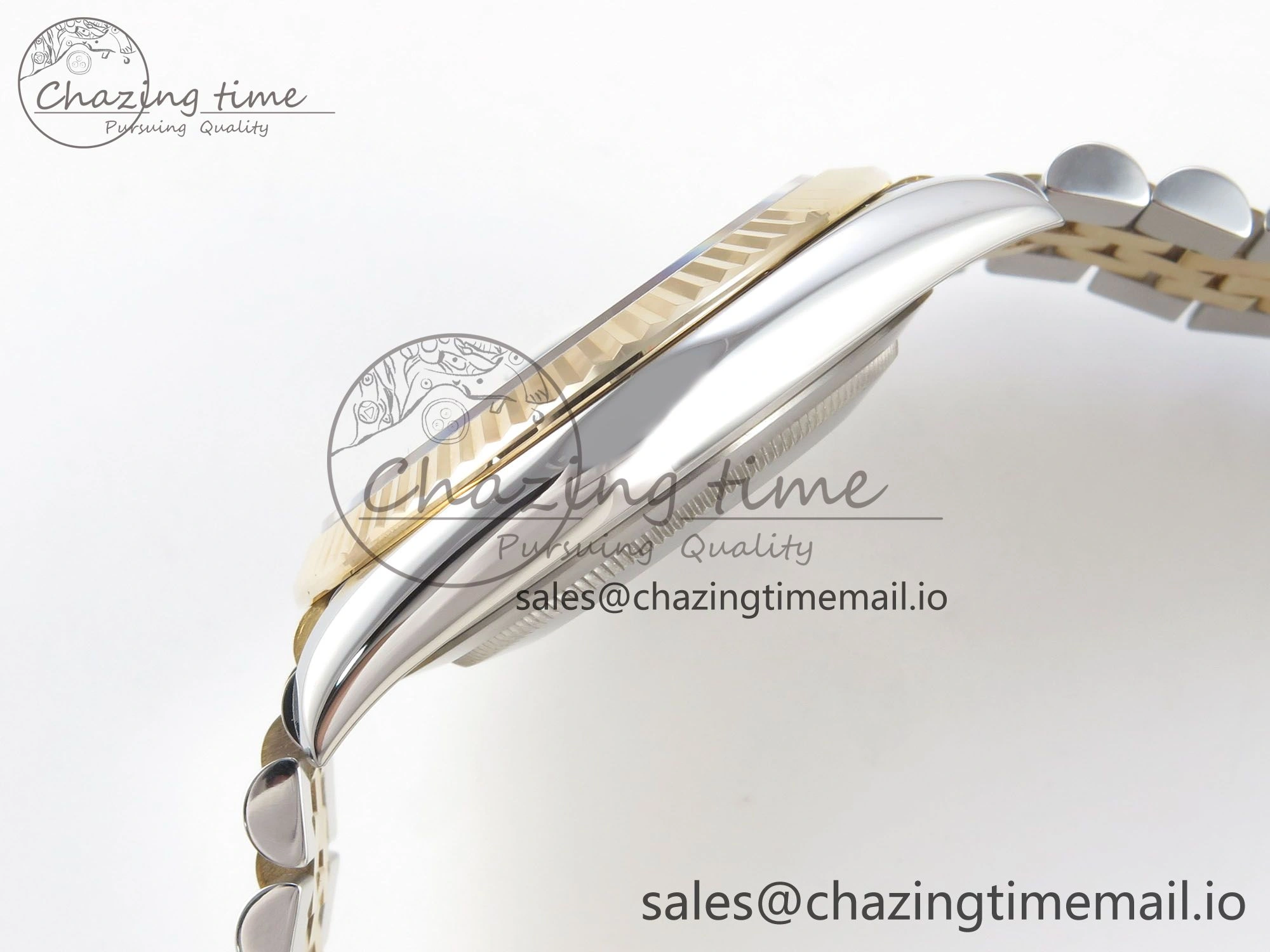 DateJust 41mm 126333 SS YG 3EF 1:1 Best Edition Gray Roman Dial on SS YG Jubilee Bracelet SA3235