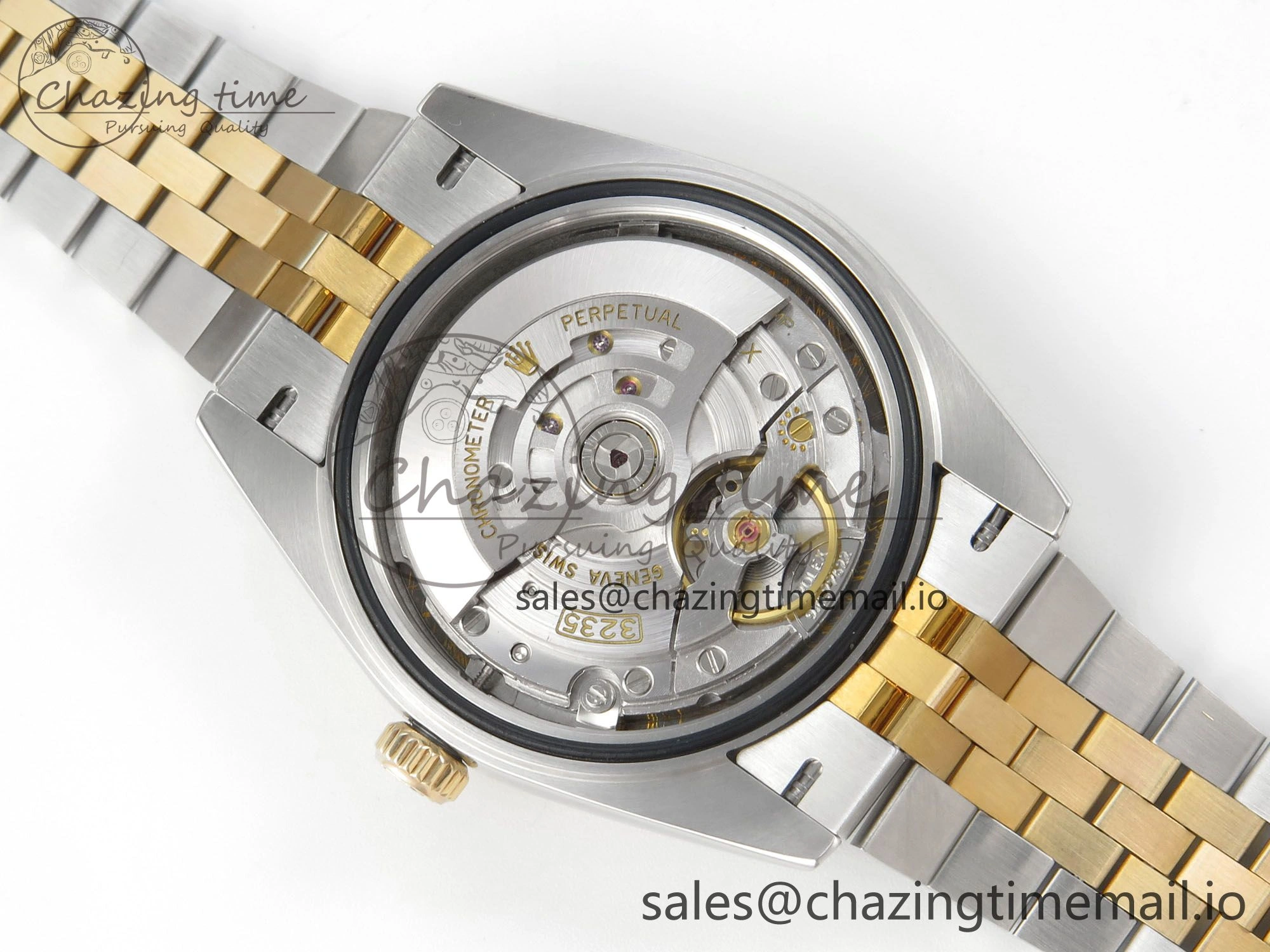 DateJust 41mm 126333 SS YG 3EF 1:1 Best Edition Gray Roman Dial on SS YG Jubilee Bracelet SA3235