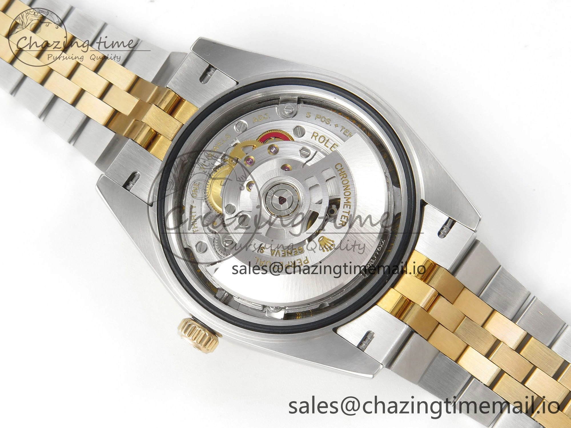 DateJust 41mm 126333 SS YG 3EF 1:1 Best Edition Gray Roman Dial on SS YG Jubilee Bracelet SA3235