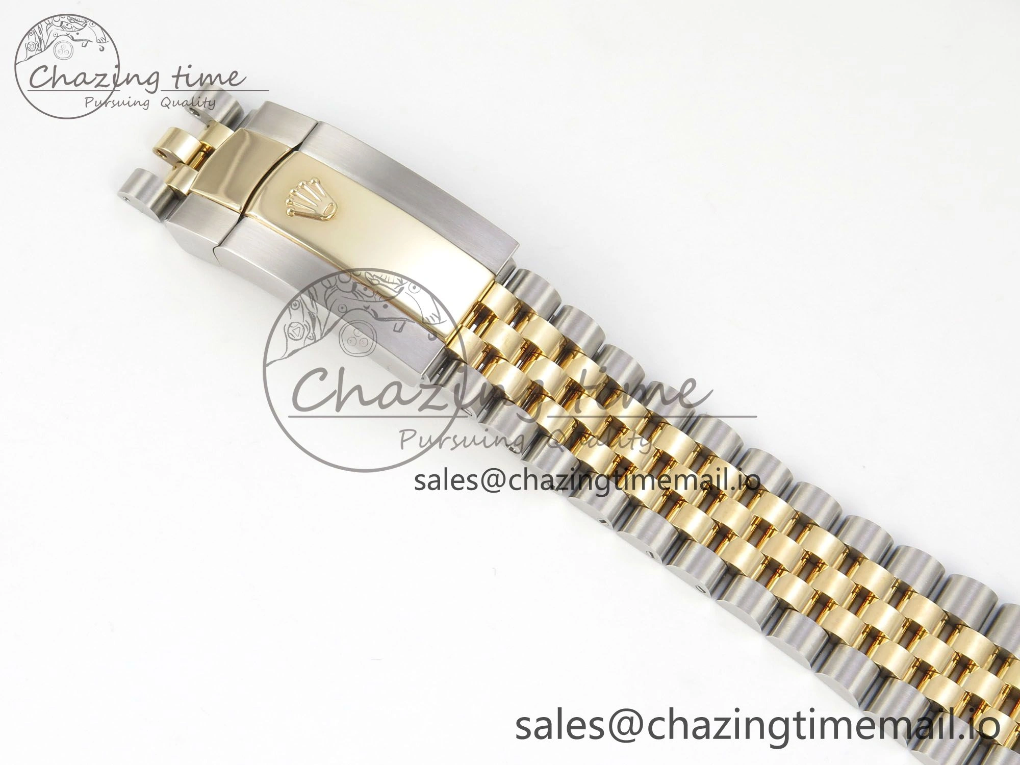 DateJust 41mm 126333 SS YG 3EF 1:1 Best Edition Gray Roman Dial on SS YG Jubilee Bracelet SA3235
