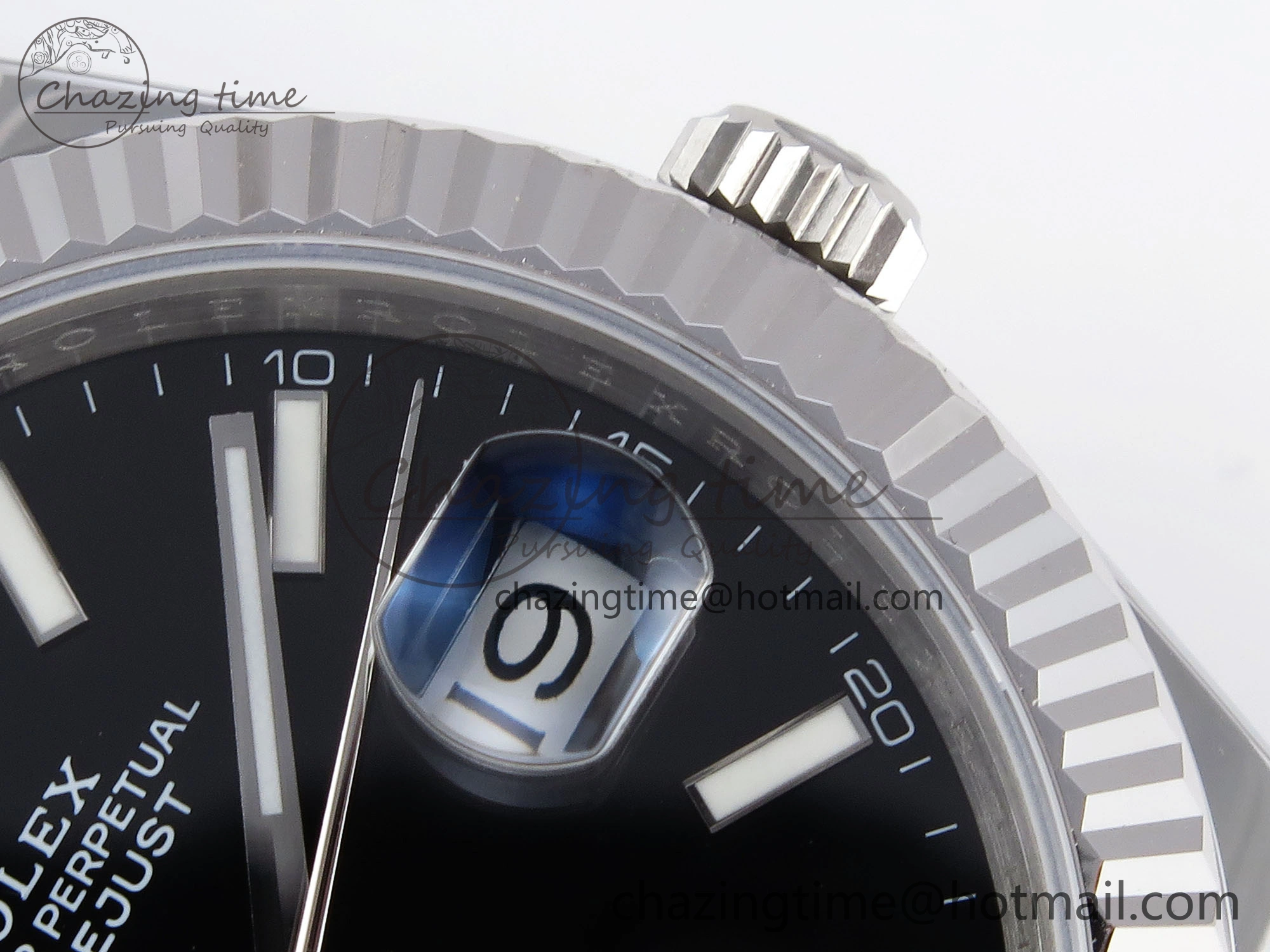 DateJust 41mm 126334 904 SS ARF 1:1 Best Edition Black Dial Sticks Markers on Jubilee Bracelet SH3235