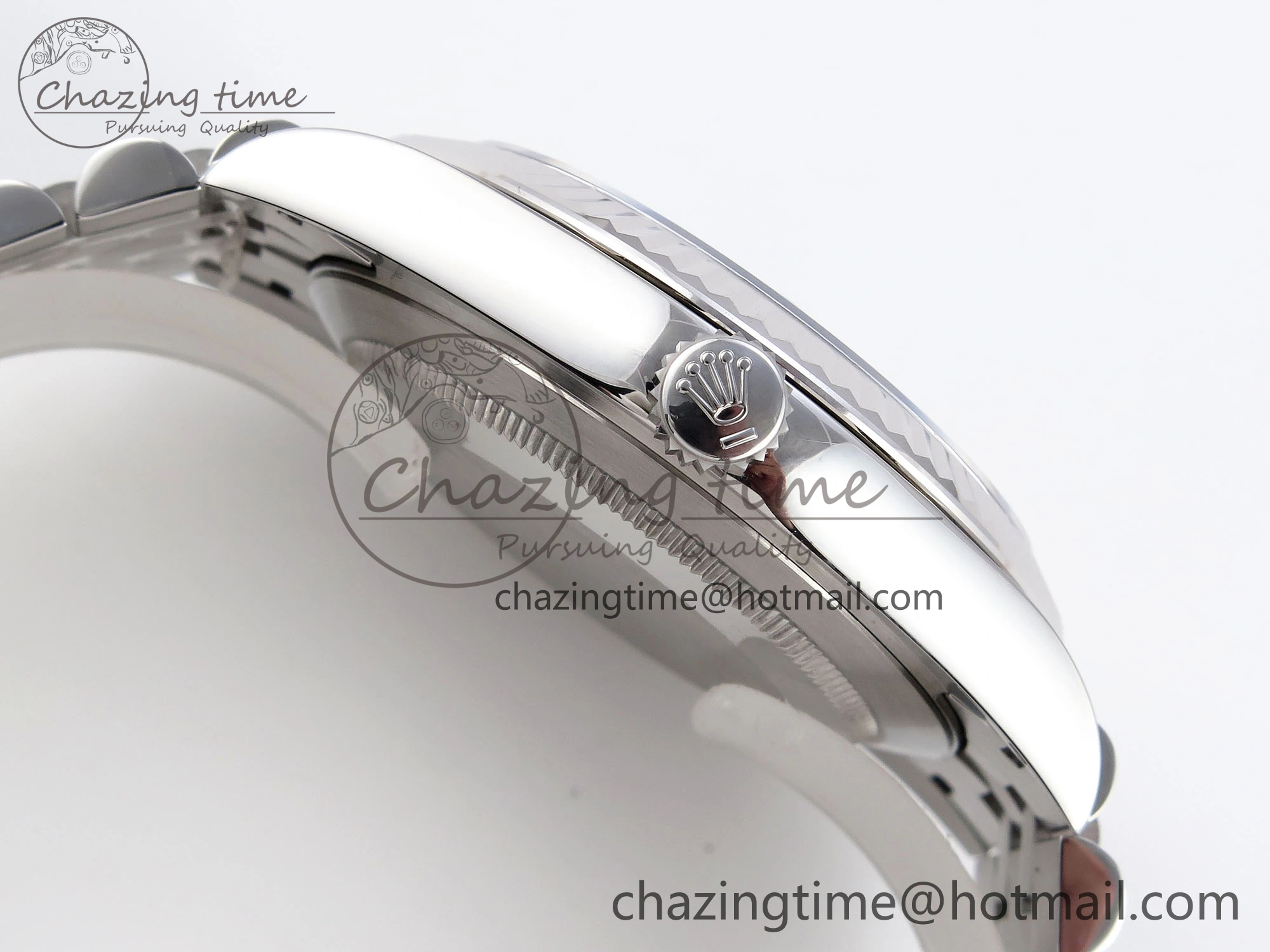 DateJust 41mm 126334 904 SS ARF 1:1 Best Edition Blue Dial Diamonds Markers on Jubilee Bracelet SH3235