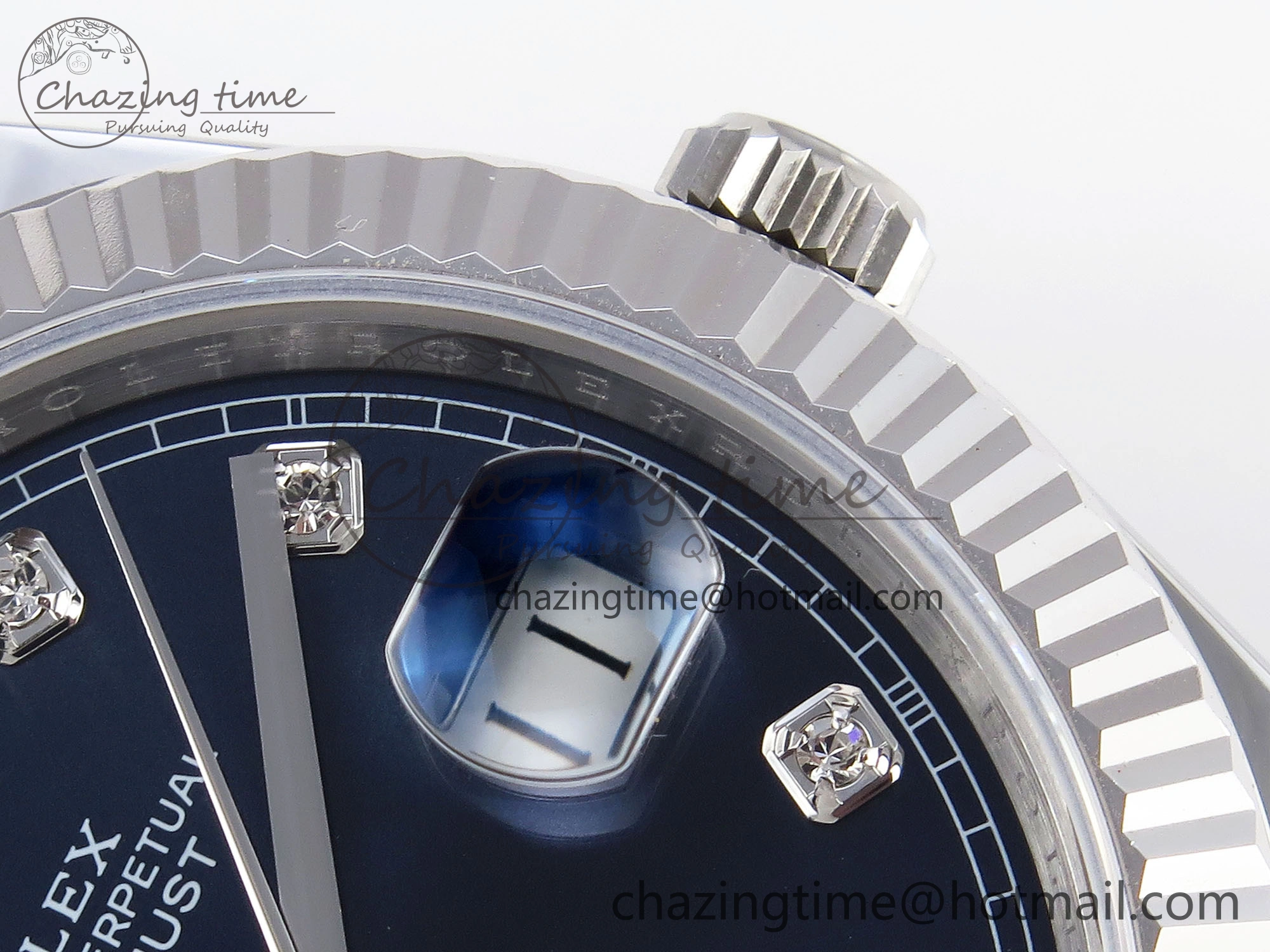 DateJust 41mm 126334 904 SS ARF 1:1 Best Edition Blue Dial Diamonds Markers on Jubilee Bracelet SH3235