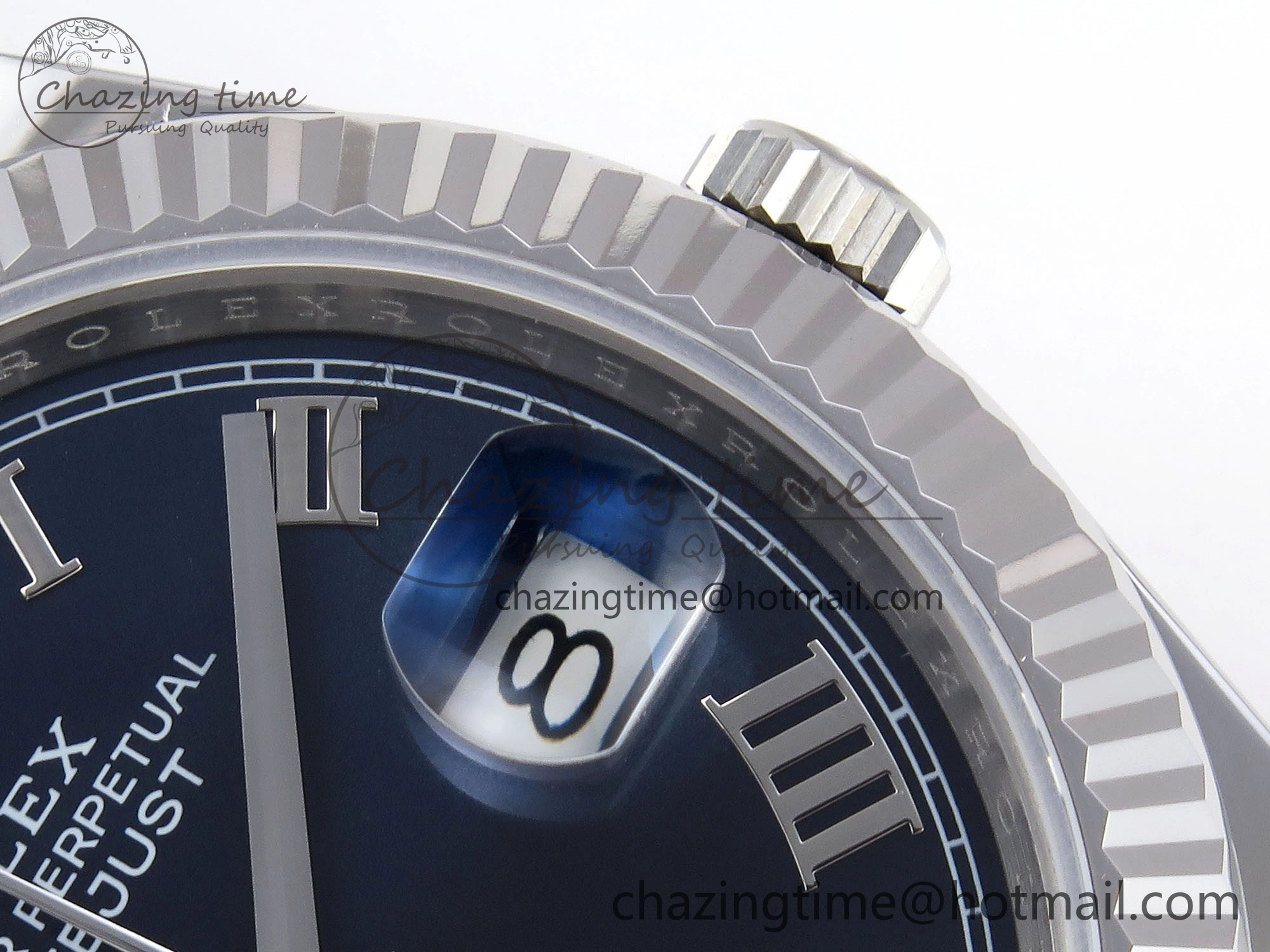 DateJust 41mm 126334 904 SS ARF 1:1 Best Edition Blue Dial Roman Markers on Jubilee Bracelet SH3235