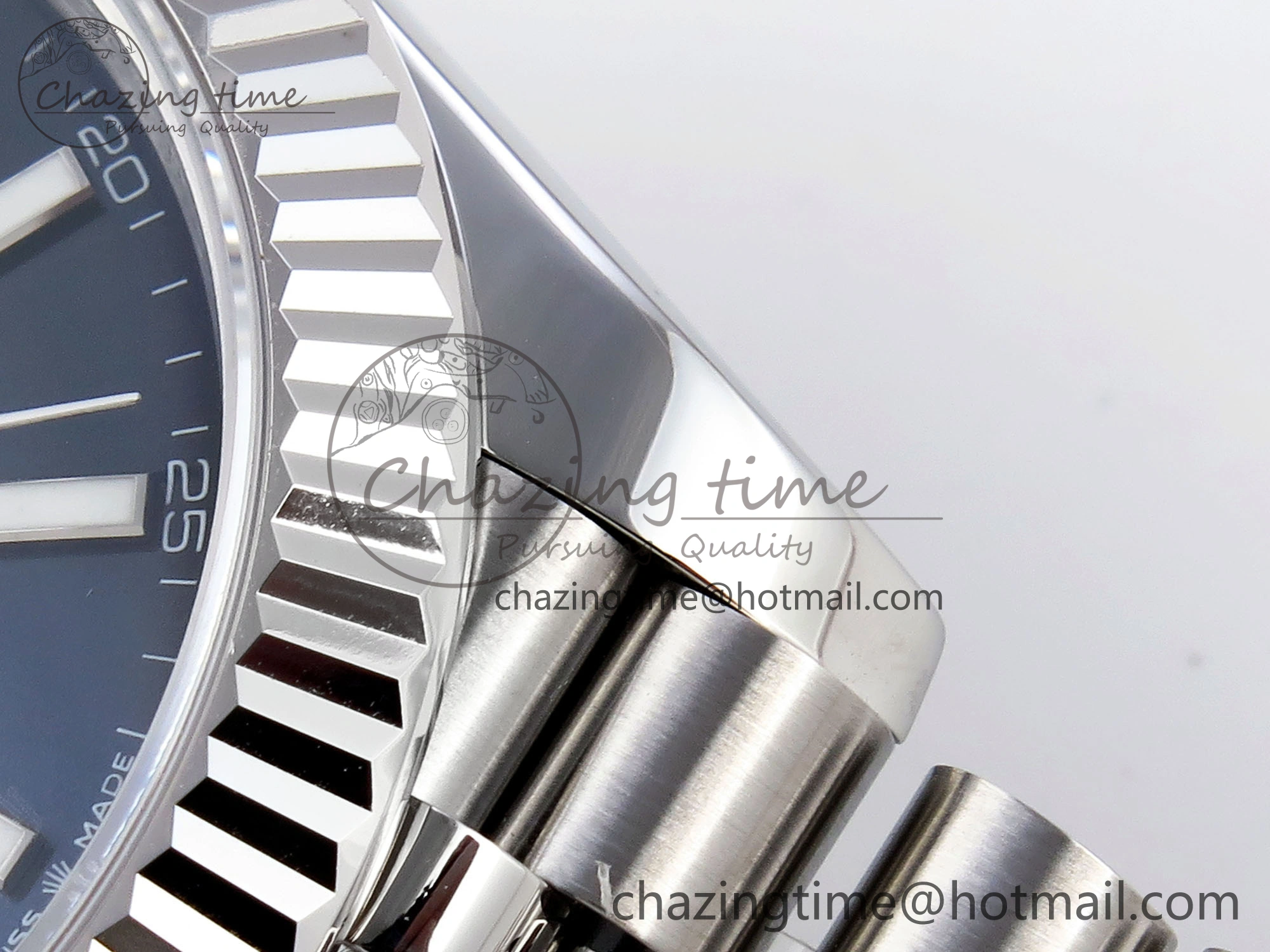 DateJust 41mm 126334 904 SS ARF 1:1 Best Edition Blue Dial Sticks Markers on Jubilee Bracelet SH3235
