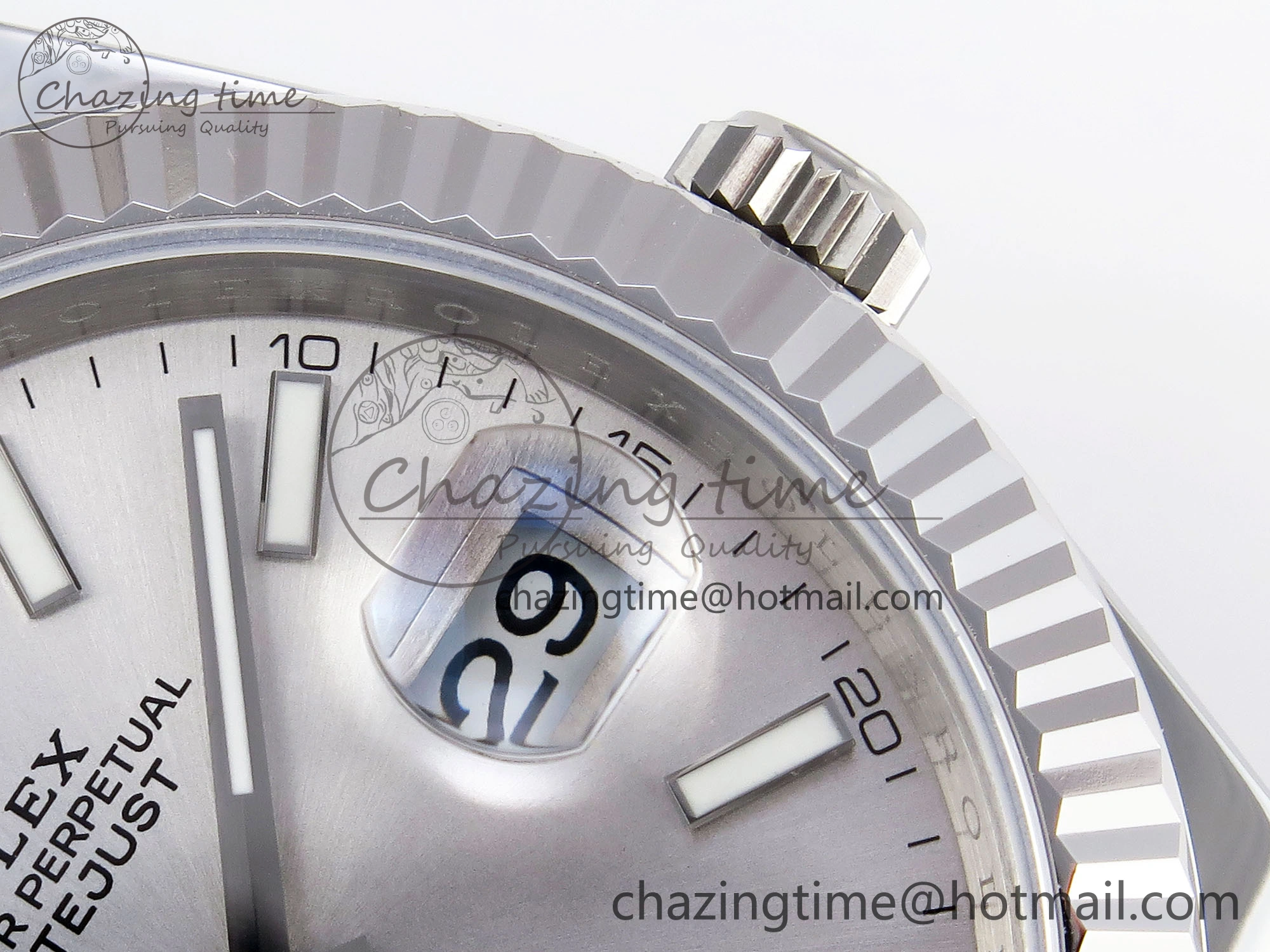 DateJust 41mm 126334 904 SS ARF 1:1 Best Edition Silver Dial Sticks Markers on Jubilee Bracelet SH3235